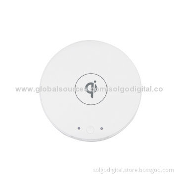 TI Chipset Qi Wireless Charger/Portable Power Bank with 4,000mAh Capacity, USB2.0 Cable Included